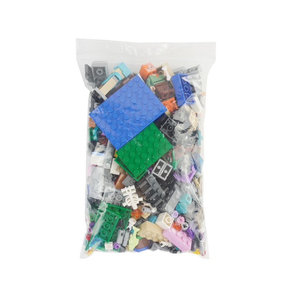 LEGO® LEGO® Original Minecraft Mix Bunt Gemischt NEU! Menge 100x Spielbausteine, (Bausteine, 100 St., Kreativ-Set), Made in Europe