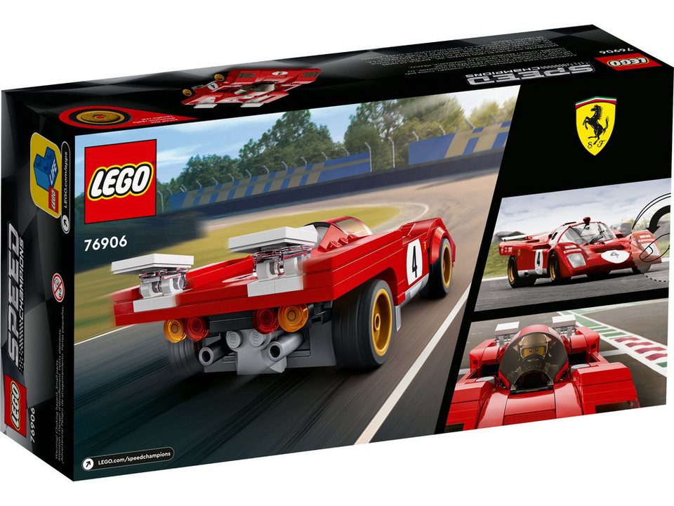 LEGO® LEGO® Speed Champions 1970 Ferrari 512 M - 76906 NEU! Teile 291x Spielbausteine, (Bausteine, 291 St., Kreativ-Set), Made in Europe