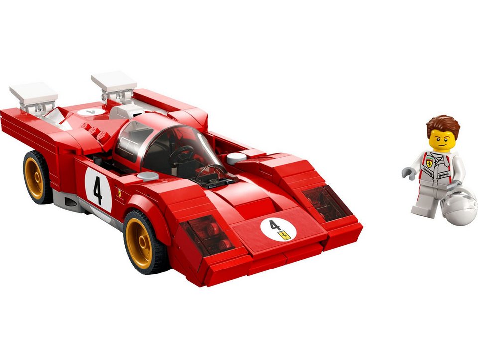 LEGO® LEGO® Speed Champions 1970 Ferrari 512 M - 76906 NEU! Teile 291x Spielbausteine, (Bausteine, 291 St., Kreativ-Set), Made in Europe
