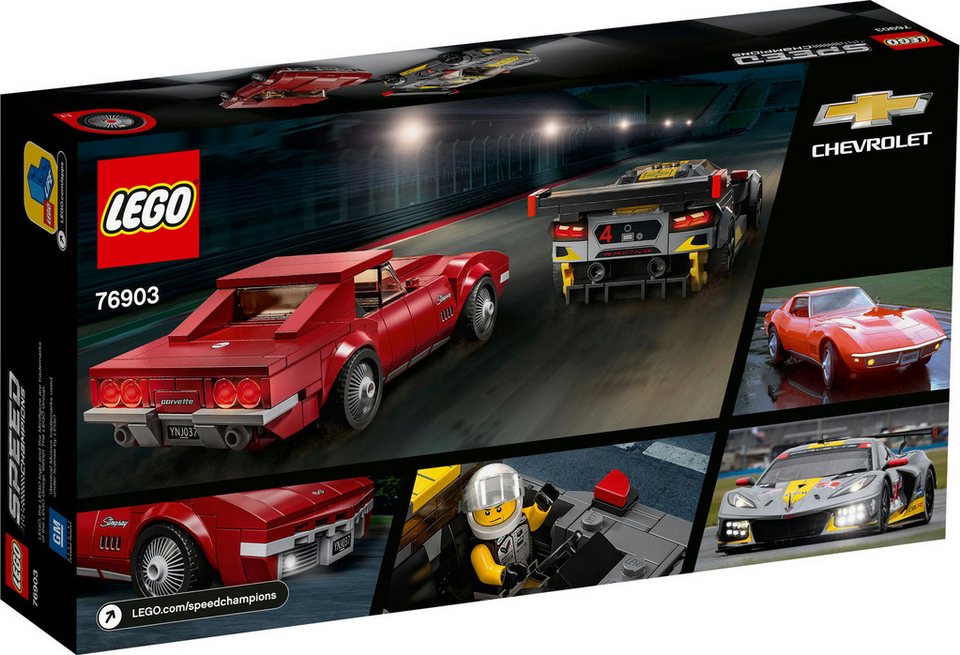 LEGO® LEGO® Speed Champions: 76903 - Chevrolet Corvette C8.R. - EOL 2022 Konstruktionsspielsteine, (Set)