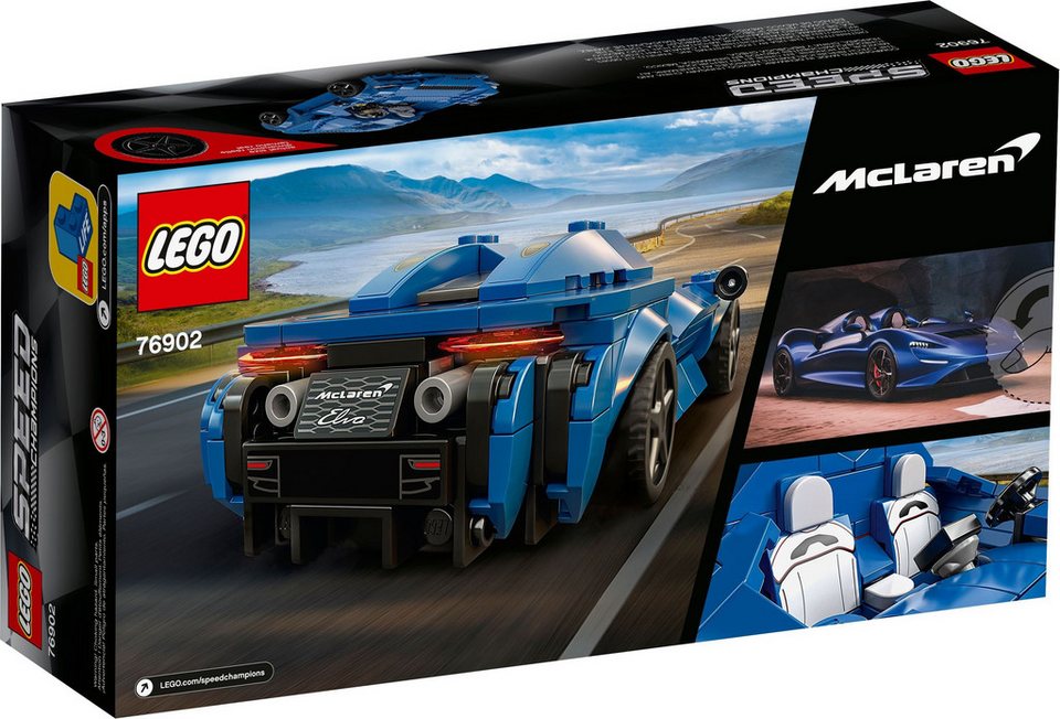 LEGO® LEGO® Speed Champions McLaren Elva - 76902 NEU! Teile 263x Spielbausteine, (Bausteine, 263 St., Kreativ-Set), Made in Europe