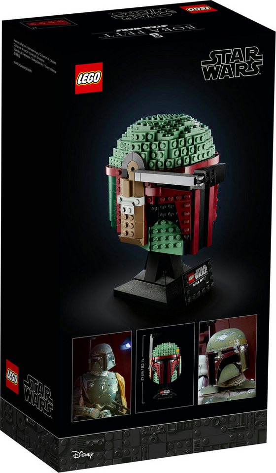 LEGO® LEGO® Star Wars: 75277 - Boba Fett Helm - EOL 2022 Konstruktionsspielsteine, (Set)