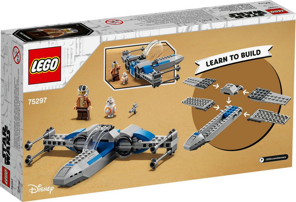 LEGO® LEGO® Star Wars: 75297 - Resistance X-Wing - EOL 2022 Konstruktionsspielsteine, (Set)