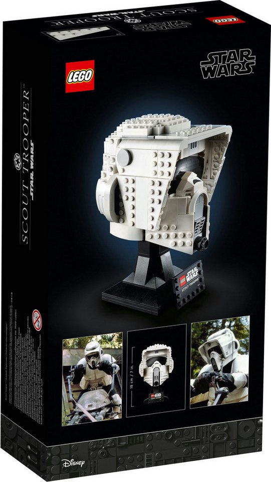 LEGO® LEGO® Star Wars: 75305 - Scout Trooper Helm - EOL 2022 Konstruktionsspielsteine, (Set)