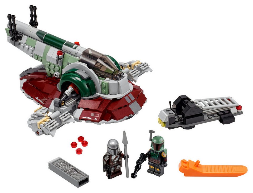 LEGO® LEGO® Star Wars: 75312 - Boba Fetts Starship - EOL 2023 Konstruktionsspielsteine, (Set)