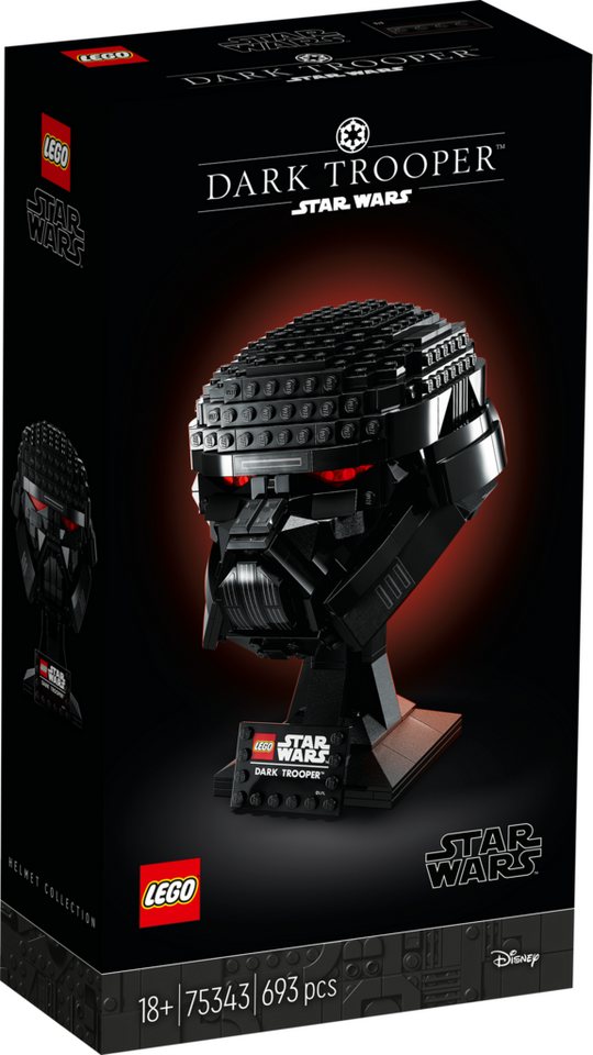 LEGO® LEGO® Star Wars: 75343 - Dark Trooper™ Helm - EOL 2023 Konstruktionsspielsteine, (Set)