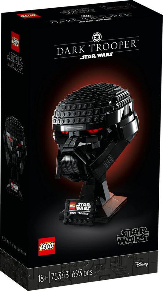 LEGO® LEGO® Star Wars: 75343 - Dark Trooper™ Helm - EOL 2023 Konstruktionsspielsteine, (Set)