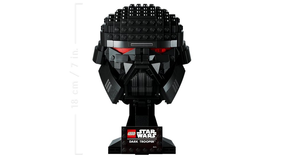 LEGO® LEGO® Star Wars: 75343 - Dark Trooper™ Helm - EOL 2023 Konstruktionsspielsteine, (Set)
