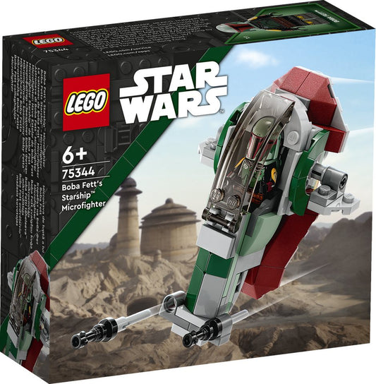 LEGO® LEGO® Star Wars: 75344 - Boba Fetts Starship-Microfighter - EOL 2024 Konstruktionsspielsteine, (Set)