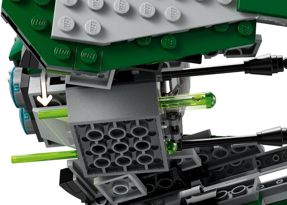 LEGO® LEGO® Star Wars™ 75360 Yodas Jedi Starfighter™ Konstruktionsspielsteine, (253 St)