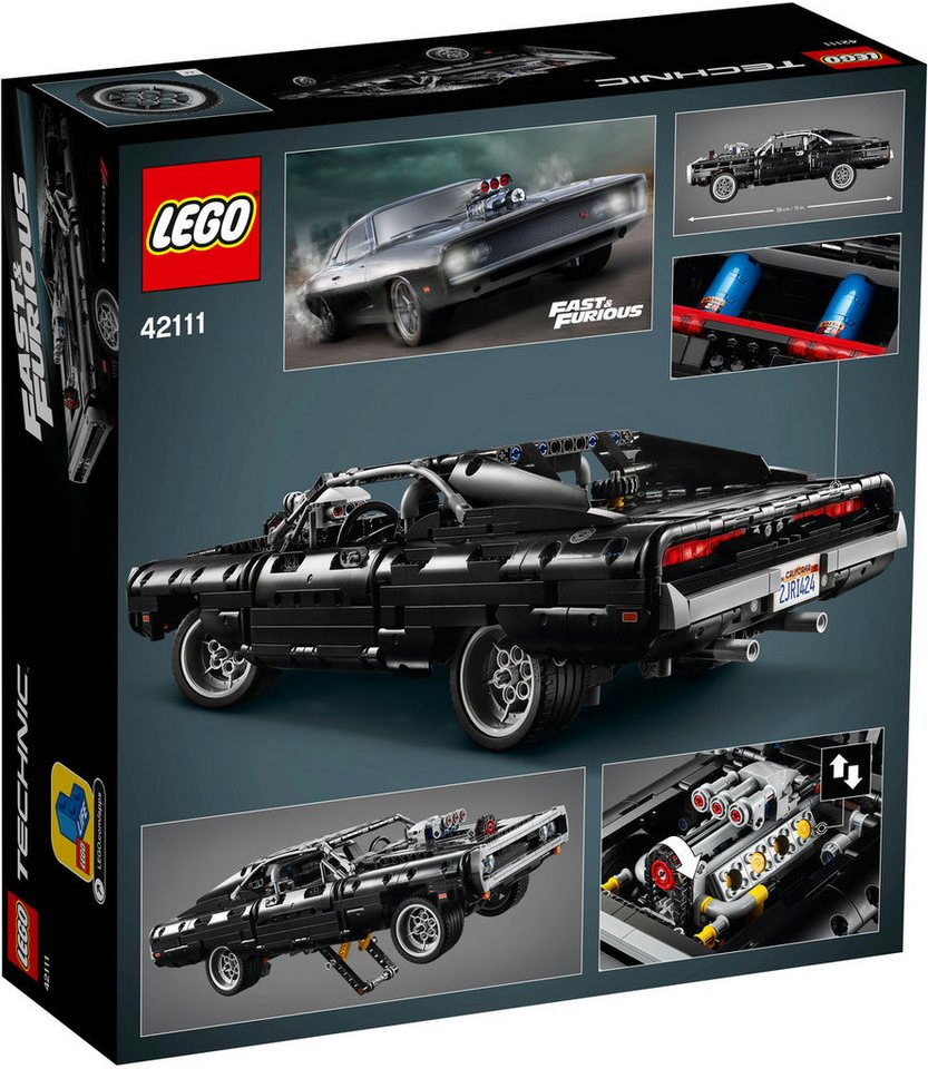 LEGO® LEGO® Technic: 42111 - Doms Dodge Charger - EOL 2023 Konstruktionsspielsteine, (Set)