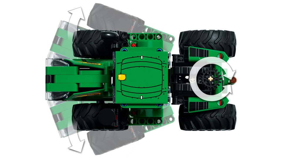 LEGO® LEGO® Technic: 42136 - John Deere 9620R 4WD Traktor - EOL 2024 Konstruktionsspielsteine, (Set)