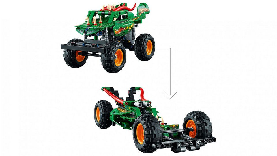 LEGO® LEGO® Technic End-Of-Live Set Monster Jam™ Dragon™ - 42149 Teile 217x Spielbausteine, (Bausteine, 217 St., Kreativ-Set), Made in Europe