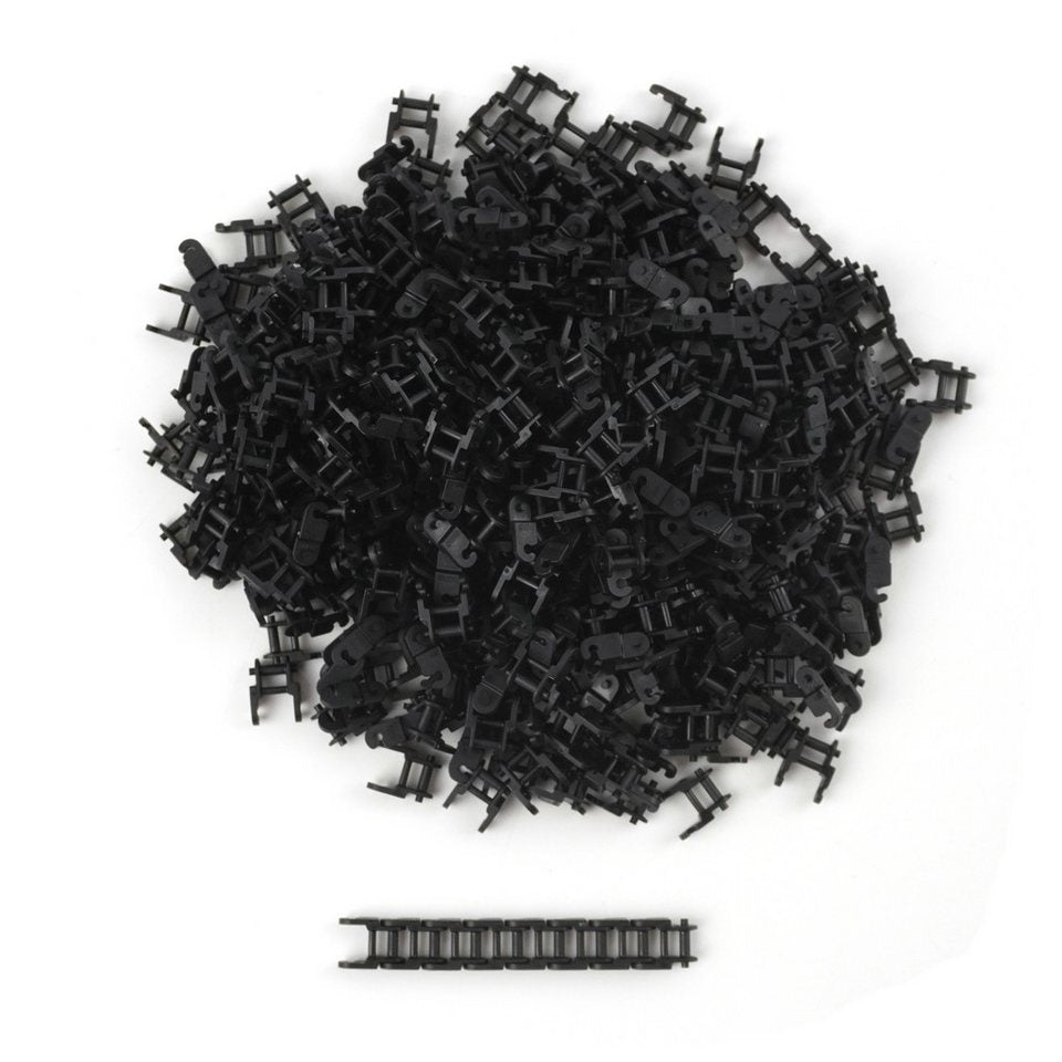 LEGO® LEGO® Technic Kleine Kettenglieder Schwarz 3711 - Menge 100x Spielbausteine, (Bausteine, 100 St., Kreativ-Set), Made in Europe