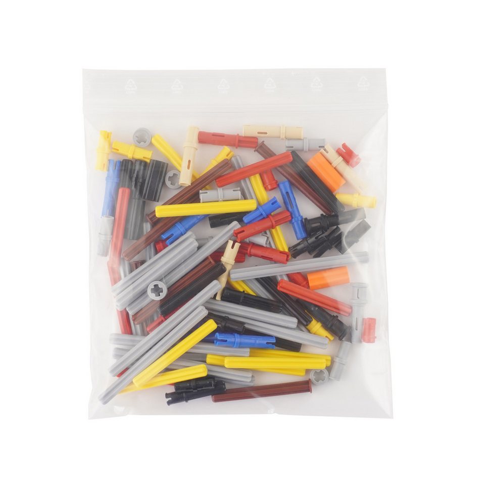 LEGO® LEGO® Technic Pins Verbinder Achsen Gemischt NEU! Menge 250x Spielbausteine, (Bausteine, 250 St., Kreativ-Set), Made in Europe