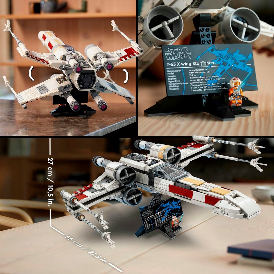 LEGO® LEGO Star Wars X-Wing Starfighter, Spielbausteine