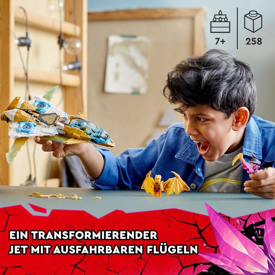 LEGO® LEGO Zanes Golddrachen-Jet Konstruktionsspielsteine