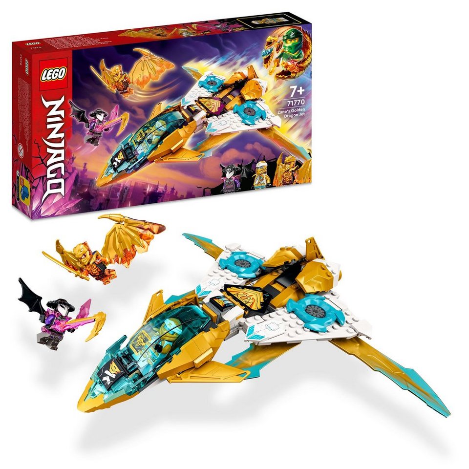 LEGO® LEGO Zanes Golddrachen-Jet Konstruktionsspielsteine