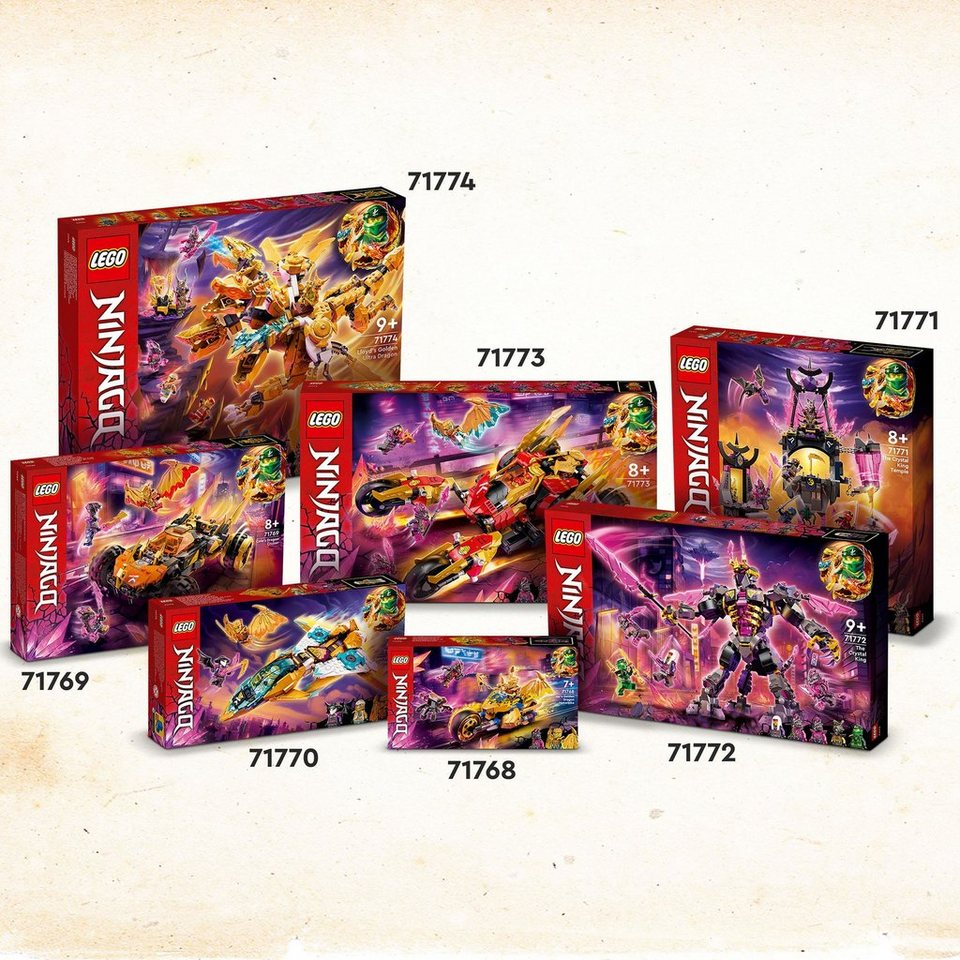 LEGO® LEGO Zanes Golddrachen-Jet Konstruktionsspielsteine