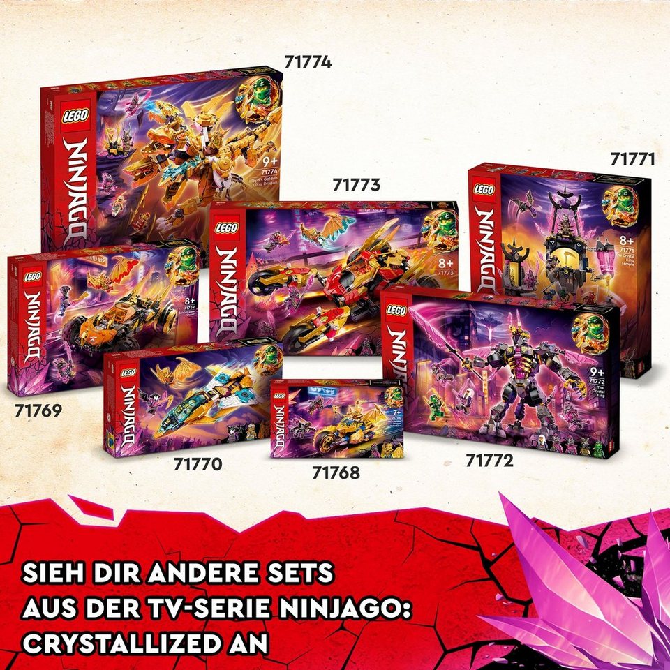 LEGO® LEGO Zanes Golddrachen-Jet Konstruktionsspielsteine