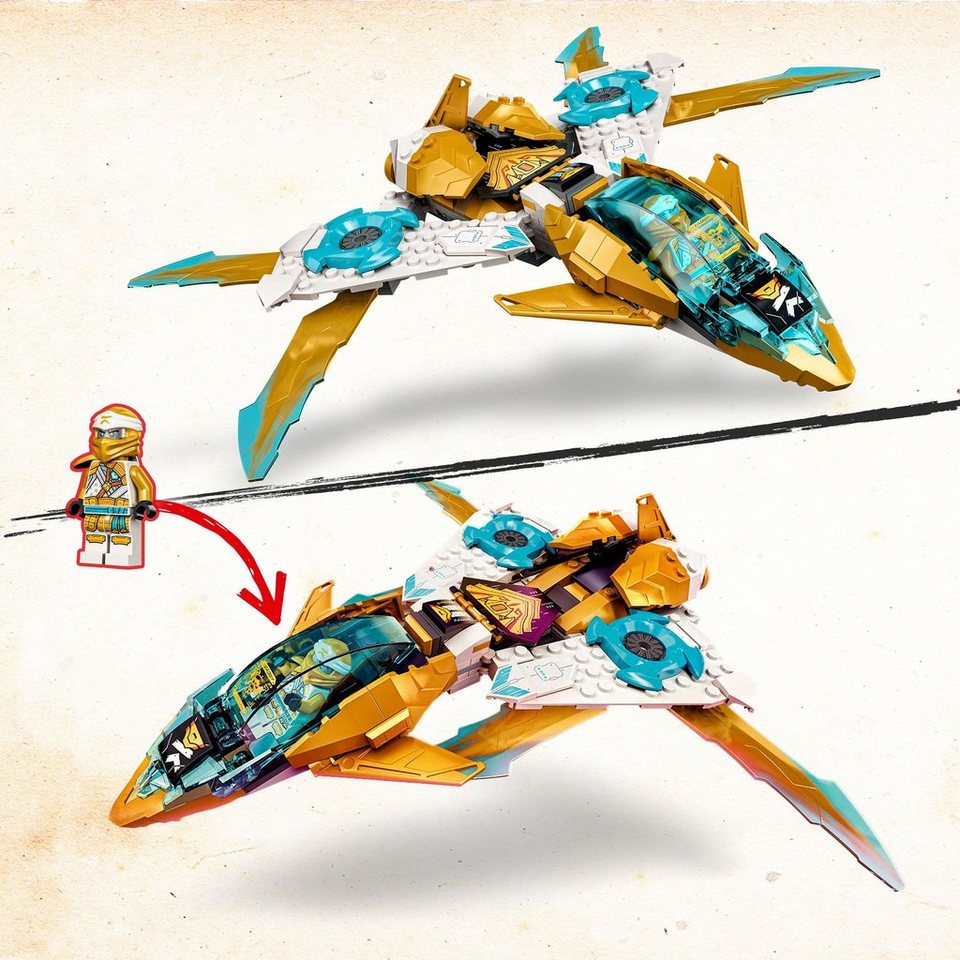 LEGO® LEGO Zanes Golddrachen-Jet Konstruktionsspielsteine