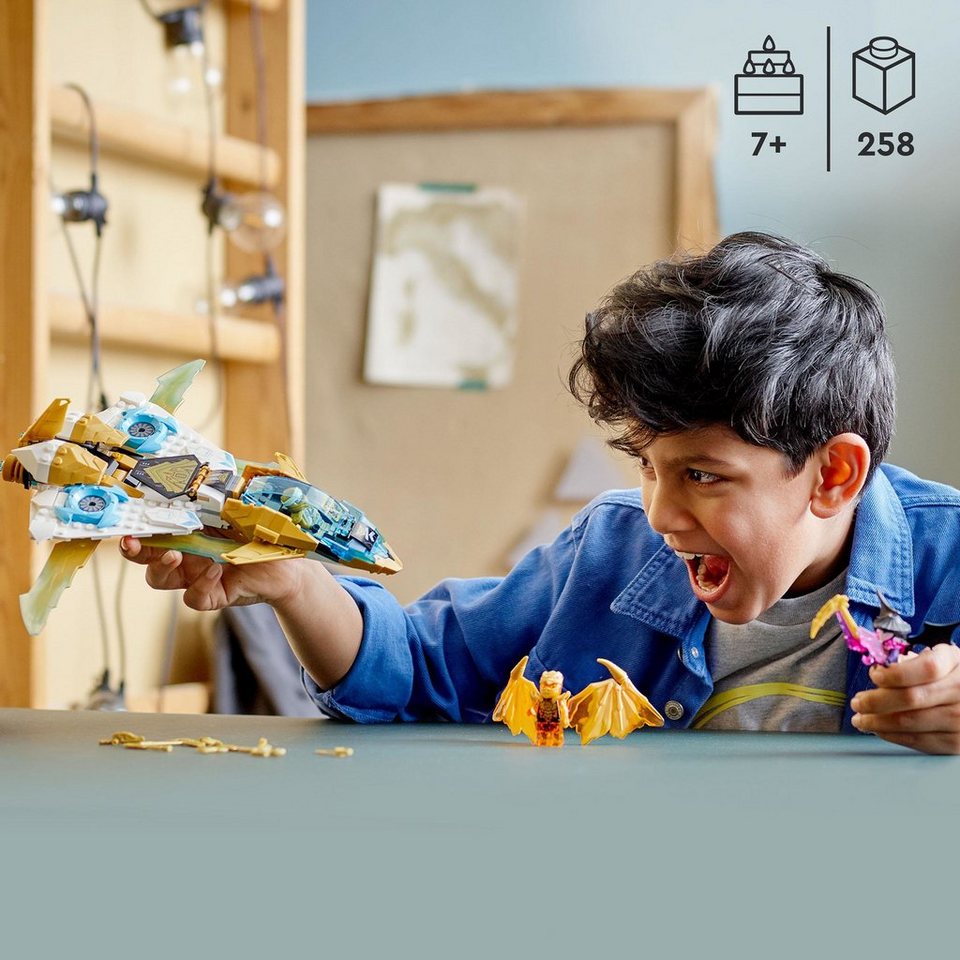 LEGO® LEGO Zanes Golddrachen-Jet Konstruktionsspielsteine