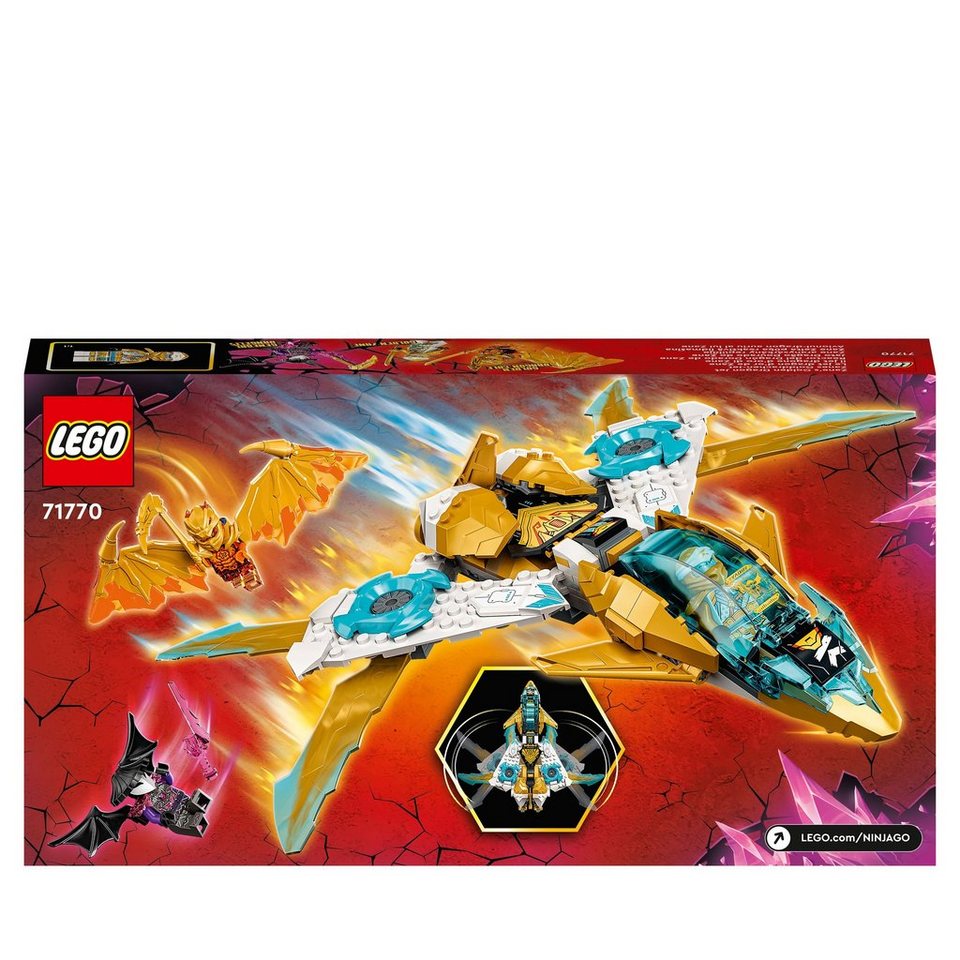 LEGO® LEGO Zanes Golddrachen-Jet Konstruktionsspielsteine