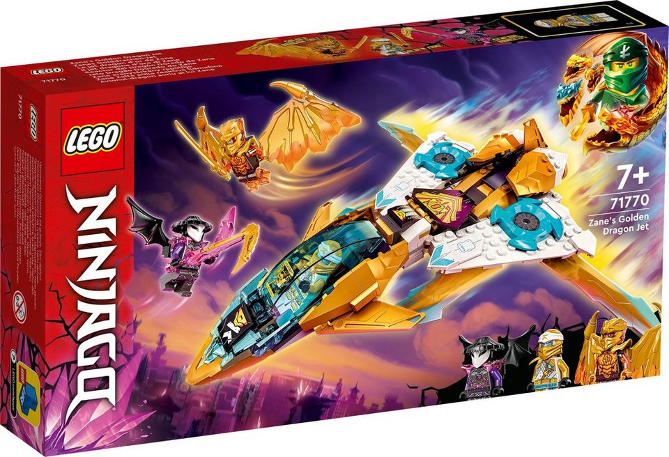 LEGO® LEGO Zanes Golddrachen-Jet Konstruktionsspielsteine