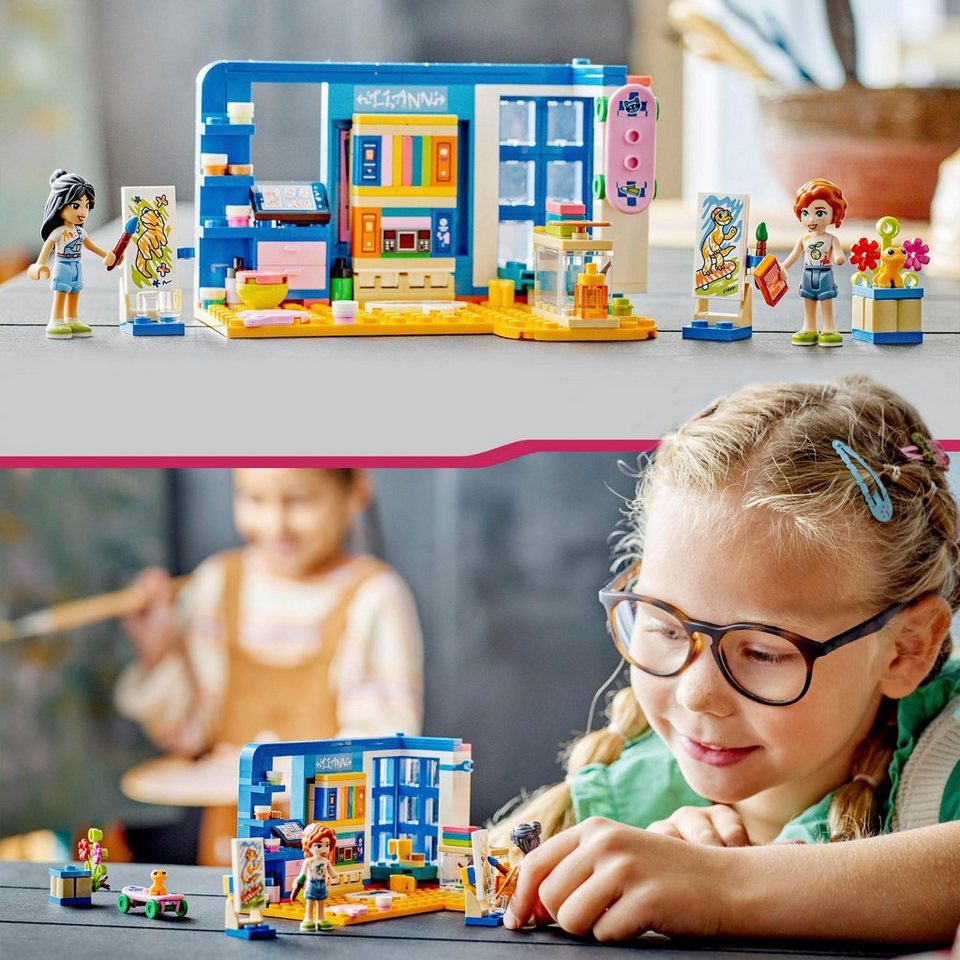 LEGO® Lianns Zimmer (41739), LEGO® Friends Konstruktionsspielsteine, (204 St), Made in Europe