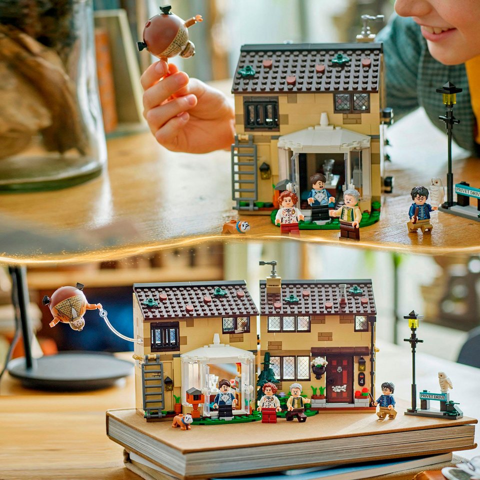 LEGO® Ligusterweg: Tante Magdas Besuch (76451), LEGO Harry Potter™ Konstruktionsspielsteine, (639 St), Made in Europe
