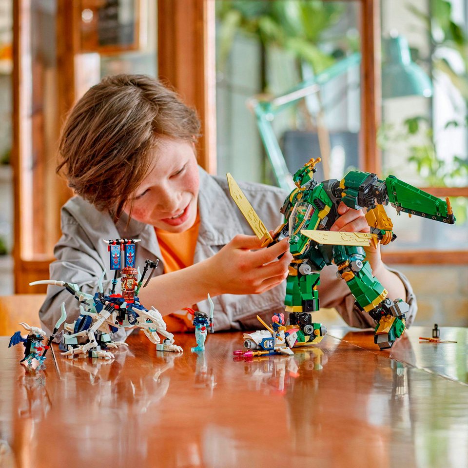 LEGO® Lloyds Jet-Mech (71845), LEGO Ninjago Konstruktionsspielsteine, (1112 St), Made in Europe
