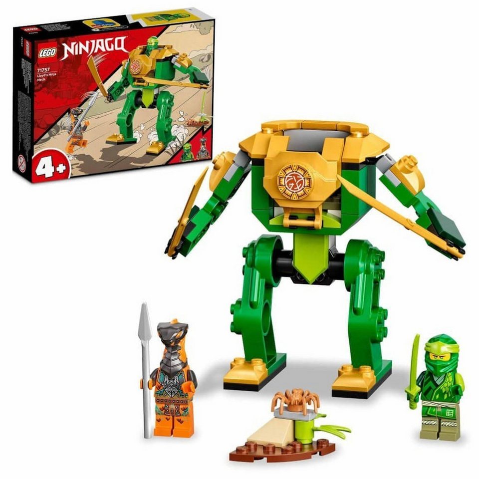 LEGO® Lloyds Ninja-Mech Konstruktionsspielsteine, (57 St)