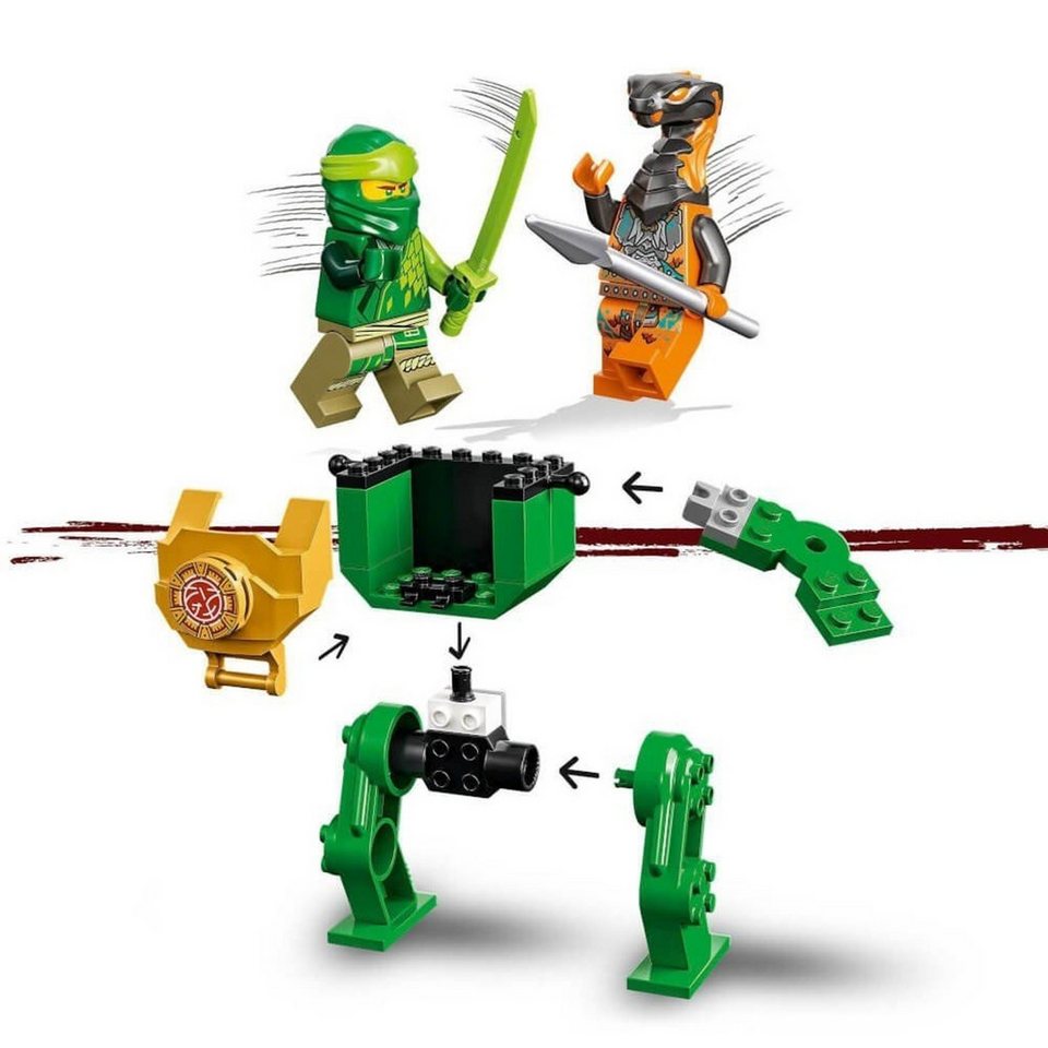 LEGO® Lloyds Ninja-Mech Konstruktionsspielsteine, (57 St)