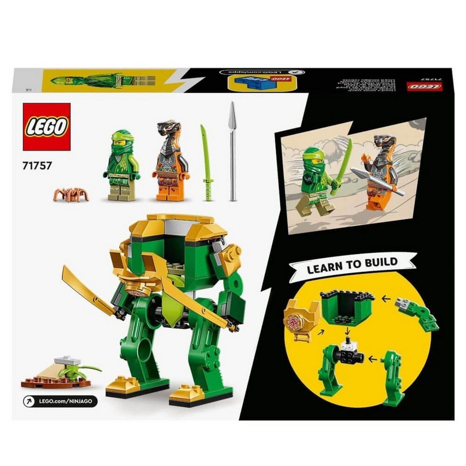 LEGO® Lloyds Ninja-Mech Konstruktionsspielsteine, (57 St)