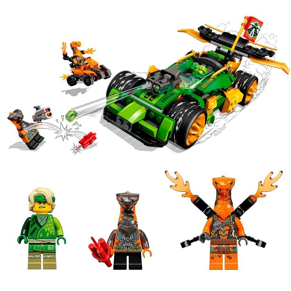 LEGO® Lloyds Rennwagen EVO 3 Stufen Rennauto LEGO NINJAGO® 71763 Spielbausteine