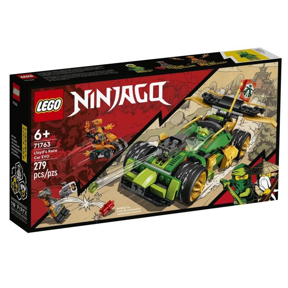 LEGO® Lloyds Rennwagen EVO 3 Stufen Rennauto LEGO NINJAGO® 71763 Spielbausteine