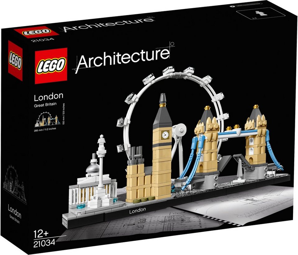 LEGO® London (21034), LEGO® Architecture Konstruktionsspielsteine, (468 St), Made in Europe