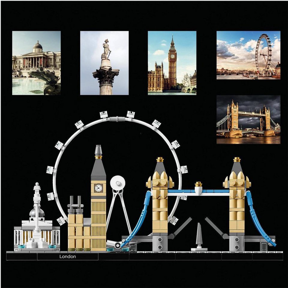 LEGO® London (21034), LEGO® Architecture Konstruktionsspielsteine, (468 St), Made in Europe