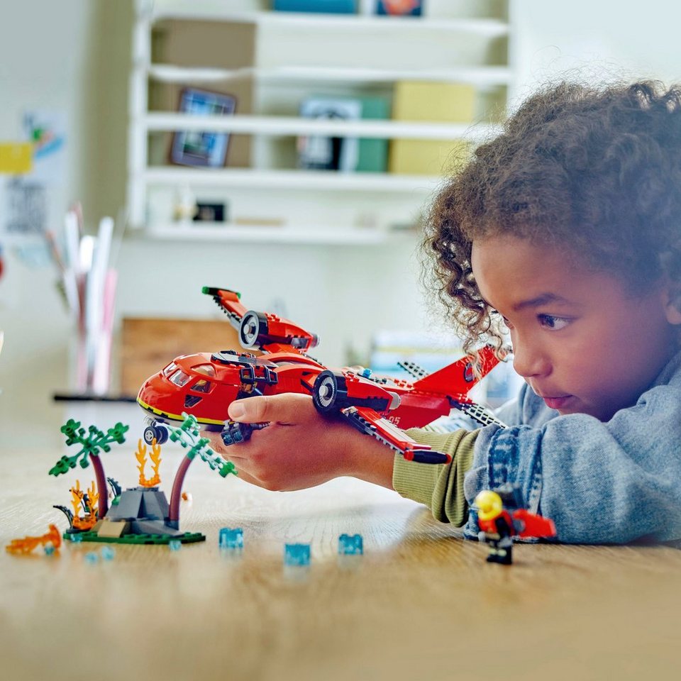LEGO® Löschflugzeug (60413), LEGO City Konstruktionsspielsteine, (478 St), Made in Europe