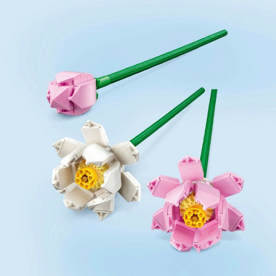 LEGO® Lotusblumen (40647), Lego Botanicals Konstruktionsspielsteine, (220 St), Made in Europe