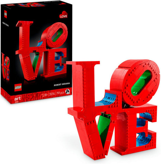 LEGO® LOVE (31214), LEGO ART Konstruktionsspielsteine, (791 St), Made in Europe
