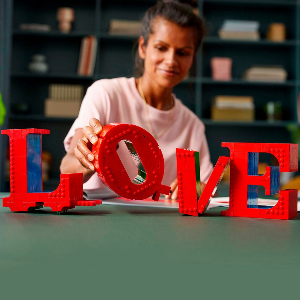LEGO® LOVE (31214), LEGO ART Konstruktionsspielsteine, (791 St), Made in Europe