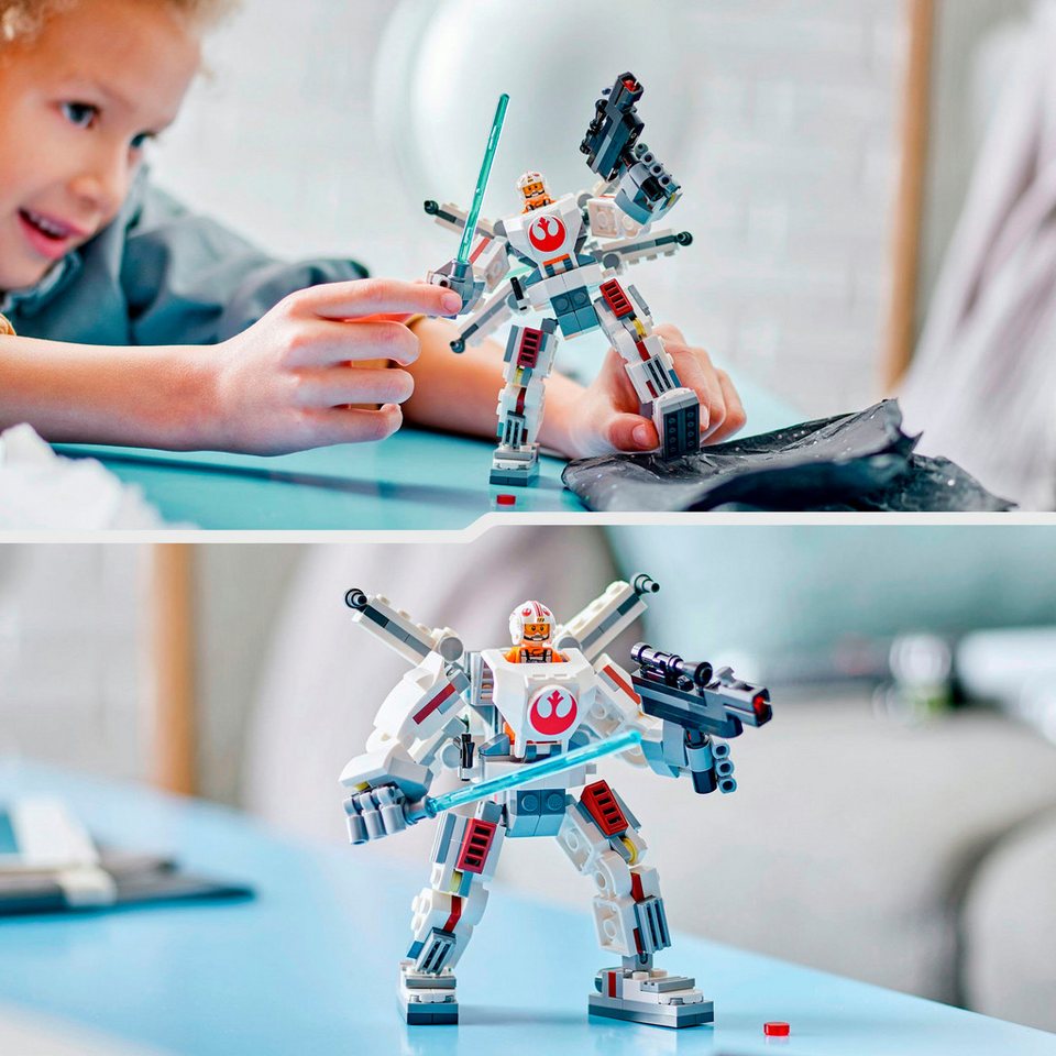 LEGO® Luke Skywalkers™ X-Wing™ Mech (75390), LEGO Star Wars™ Konstruktionsspielsteine, (195 St), Made in Europe