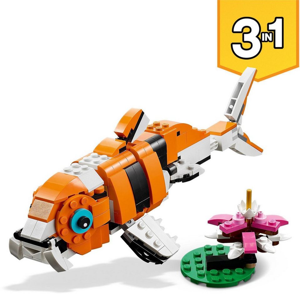 LEGO® Majestätischer Tiger (31129), LEGO® Creator 3in1 Konstruktionsspielsteine, (755 St)