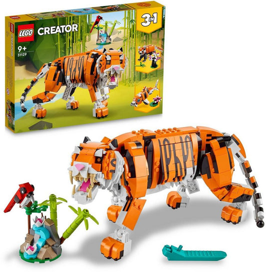 LEGO® Majestätischer Tiger (31129), LEGO® Creator 3in1 Konstruktionsspielsteine, (755 St)