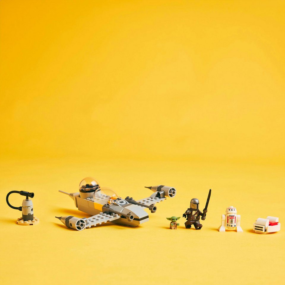 LEGO® Mandos und Grogus N-1 Starfighter™ (75410), LEGO Star Wars Konstruktionsspielsteine, (92 St), Made in Europe