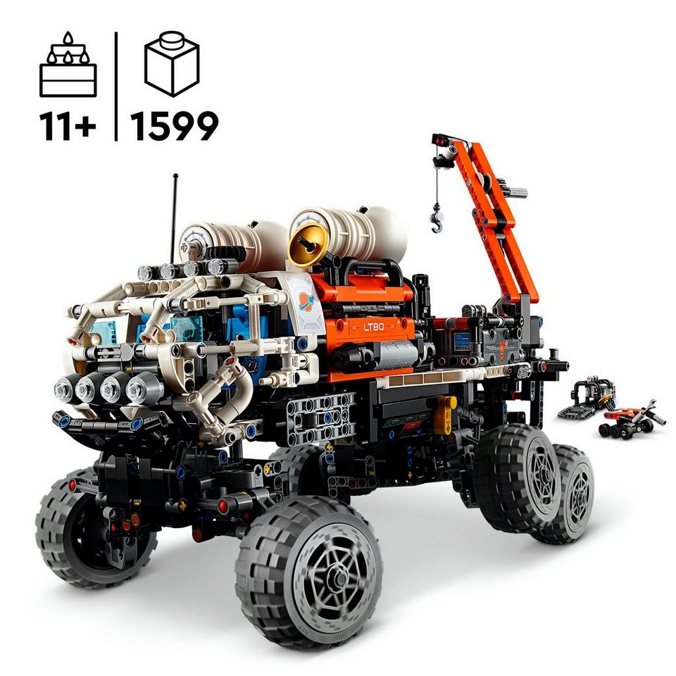 LEGO® Mars Exploration Rover (42180), LEGO® Technic Konstruktionsspielsteine, (1599 St), Made in Europe
