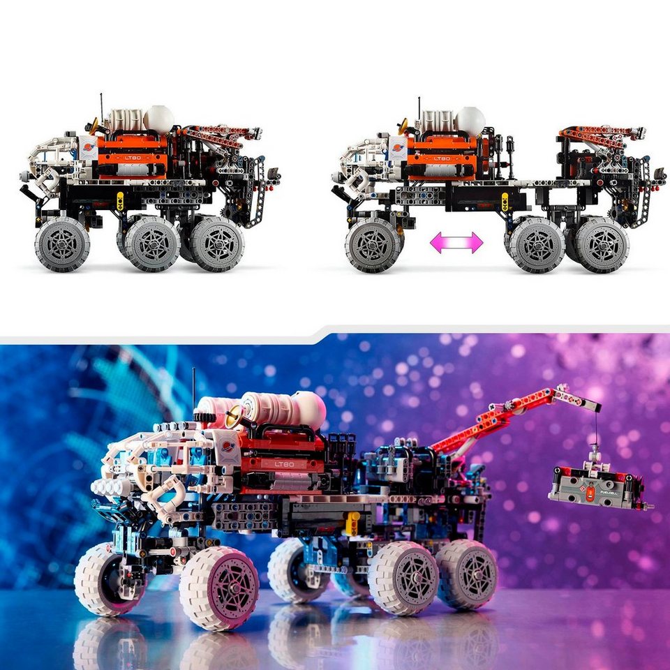 LEGO® Mars Exploration Rover (42180), LEGO® Technic Konstruktionsspielsteine, (1599 St), Made in Europe