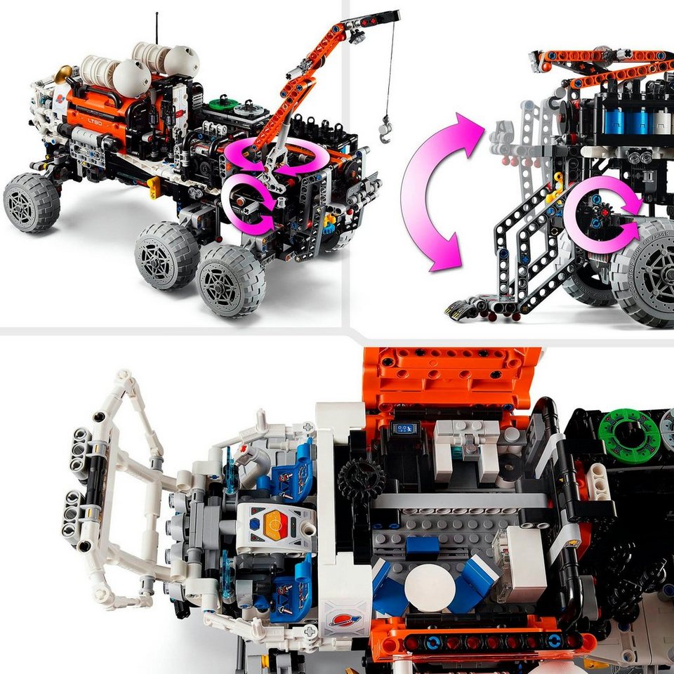 LEGO® Mars Exploration Rover (42180), LEGO® Technic Konstruktionsspielsteine, (1599 St), Made in Europe