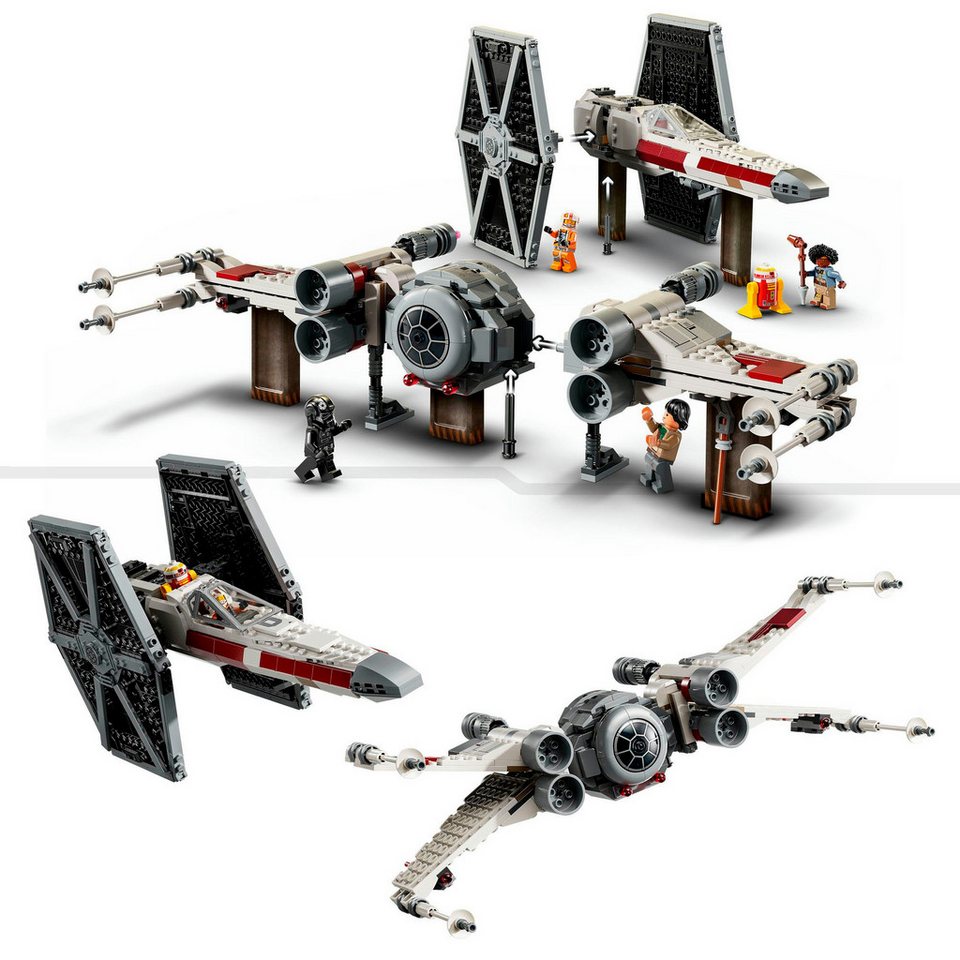 LEGO® Mashup aus TIE Fighter & X-Wing (75393), LEGO Star Wars ™ Konstruktionsspielsteine, (1063 St), Made in Europe